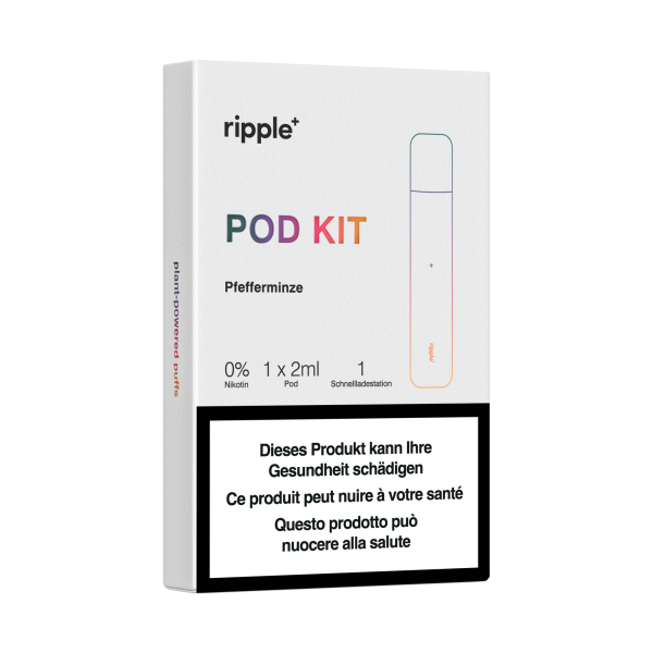 ripple+ Starter Kit Peppermint – 0% Nikotin
